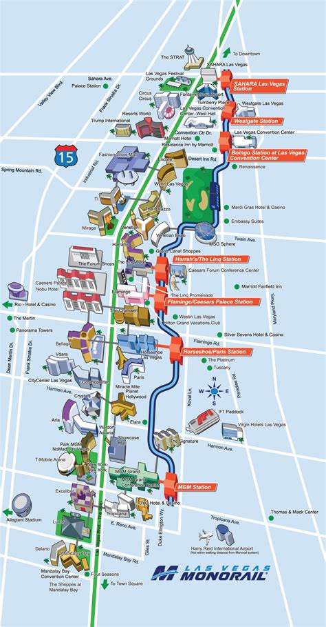 lv monorail map|lv monorail route map.